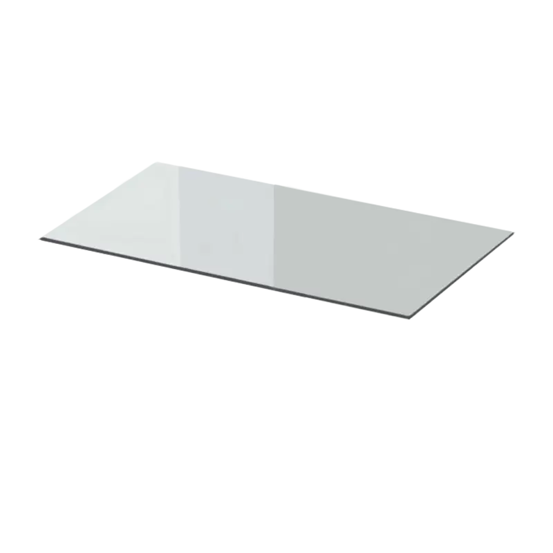 Me gulvplate i klart glass (optiwhite, ekstra klart glass)