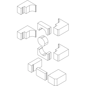 Powerstone sett for Nordpeis Q-34 AL (Venstre og Høyre)