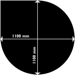 Aduro dråpeformet gulvplate i stål image