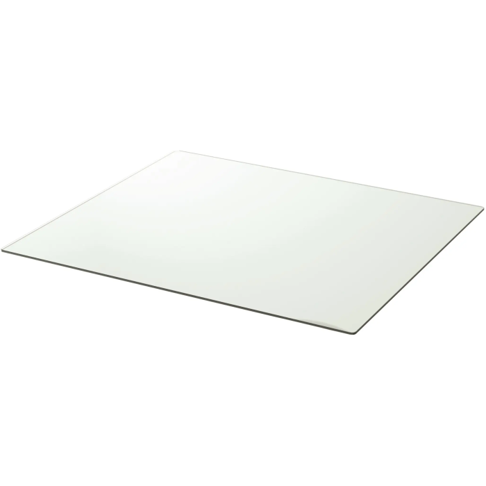 Nordpeis Me Ceiling/Wall gulvplate i klart herdet glass – klar herdet glass gulvbeskyttelsesplate til Me hengende eller veggmontert ovner hos Peisbutikken.no
