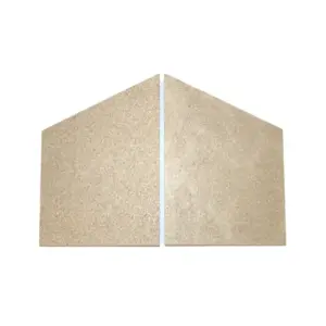 Dovre Prelude side brennplate 2pk – beige ildfast stein side reservedeler sett hos Peisbutikken.no