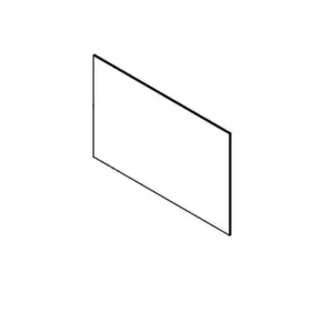 Dovre Tai 45WT glass front – reservedel keramikkglass til ovnsdør hos Peisbutikken.no