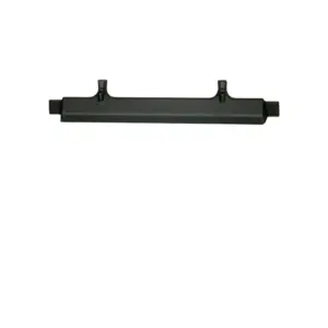 Dovre Vintage 35 øvre kubbestopper – sort buet vedhylle tilbehør for vedoppbevaring over ovnen hos Peisbutikken.no