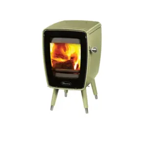 Dovre Vintage 30/35/50 lakkflaske grønn – grønn utbedringsmaling flaske til vintage ovner hos Peisbutikken.no