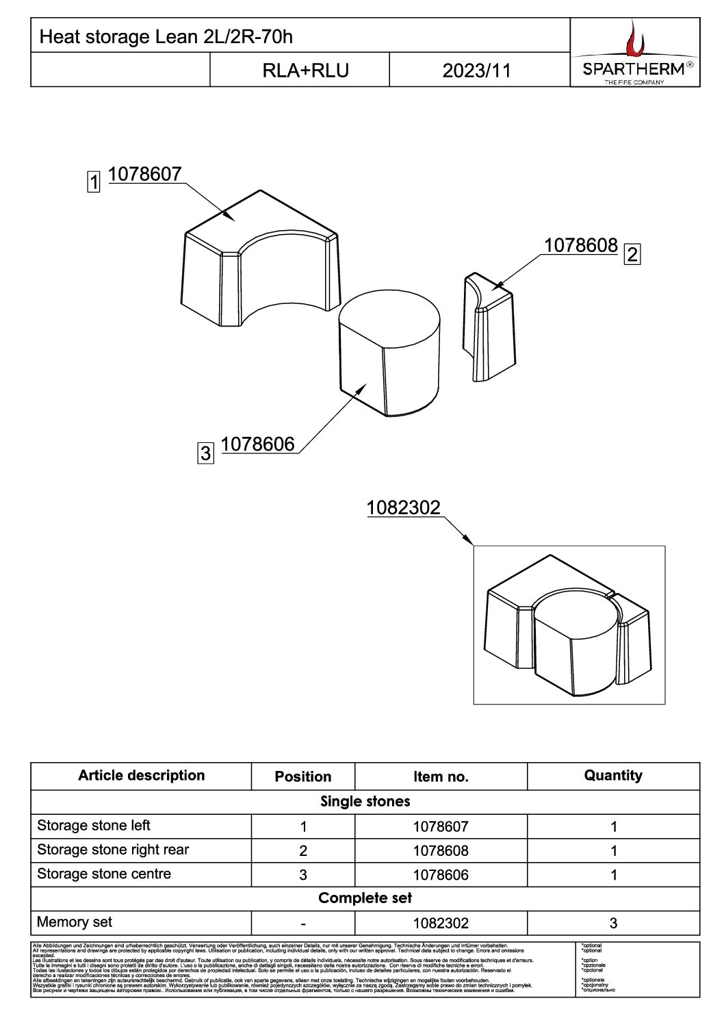 Spartherm Lean 2R-70h og 2L-70h Varmelagringssett - PDF