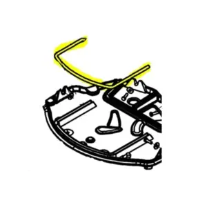 Dovre Leon / Astro4 pakning under askeskuff – sort høytemperatur pakningssnor til askeskuff-forsegling hos Peisbutikken.no