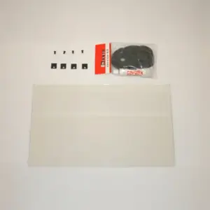 Dovre Prelude glass front – komplett reservedel keramikkglass med monteringssett og pakning hos Peisbutikken.no