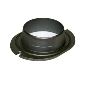 Dovre Phoenix røykstuss – sort støpejern røykkrage / røykuttak adapter reservedel hos Peisbutikken.no