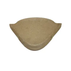 Dovre Sense 100-213 hvelv / røykvenderplate – beige vermikulitt røykvenderplate reservedel til vedovn hos Peisbutikken.no