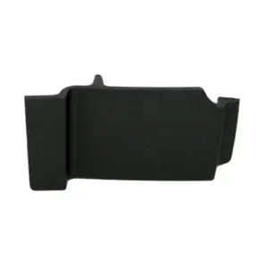 Dovre Sense 100-213 kubbestopper høyre side – sort buet høyre vedhylle tilbehør hos Peisbutikken.no