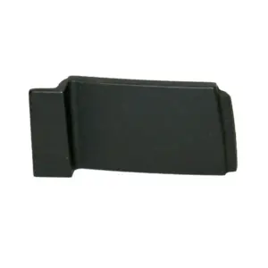 Dovre Sense 300-403 kubbestopper venstre sort – buet sort vedhylle tilbehør for venstre vedlagring hos Peisbutikken.no