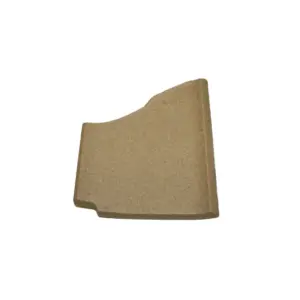 Dovre Sense brennplate bak høyre – beige vermikulitt høyre bakre brennplate reservedel hos Peisbutikken.no