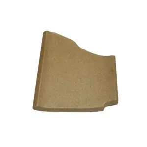 Dovre Sense 100-213 brennplate bak venstre – beige vermikulitt venstre bakre brennplate reservedel hos Peisbutikken.no