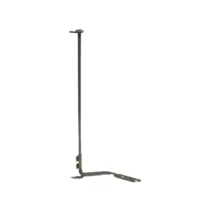 Dovre Astro4 / Leon stang m/lukkemekanisme – sort låsestang med lukkemekanisme og festebrakett reservedel hos Peisbutikken.no