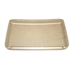 Dovre Vintage 35 hvelv / røykvenderplate – beige vermikulitt røykvenderplate reservedel til vedovn hos Peisbutikken.no