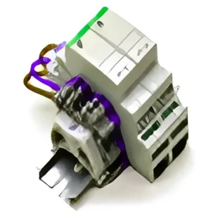 Rüegg ekstern koblingsrelé med 25 m kabel – grå DIN-skinne relémodul med tilkobling hos Peisbutikken.no