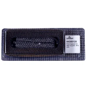 Jydepejsen pakningssett til dør og glass Ø12 mm – selvklebende tau pakning til ovn hos Peisbutikken.no