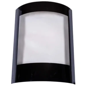 Jydepejsen Elegance Classic frontglass med 4 monteringshuller – buet herdet reservedelglassdør til Elegance Classic ovn hos Peisbutikken.no