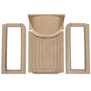 Jydepejsen Bella/Senza vermikulittsett inkl. røykfordelerplate – komplett innvendig foringssett til ovner hos Peisbutikken.no