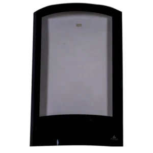 Jydepejsen Cozy Modern frontglass reservedel – buet herdet glassdør til Cozy Modern ovn hos Peisbutikken.no