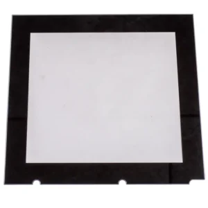 Jydepejsen Cubic frontglass reservedel – stort herdet glassdør til Cubic ovn hos Peisbutikken.no