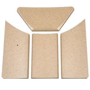 Jydepejsen Elegance Classic vermikulittsett inkl. røykfordelerplate – komplett innvendig foringssett til Elegance Classic ovn hos Peisbutikken.no