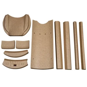 Jydepejsen EOS vermikulittsett inkl. røykfordelerplate – komplett innvendig foringssett til EOS ovn hos Peisbutikken.no