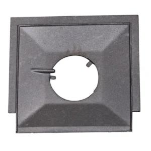 Jydepejsen Multiline støpejernsbase – original svart bunnplate for ovnstøtte hos Peisbutikken.no