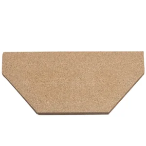 Jydepejsen Natura vermikulitt røykfordelerplate – original buet reservedelsplate for optimal røykstrøm hos Peisbutikken.no