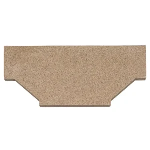 Jydepejsen Nord vermikulitt røykfordelerplate – original buet reservedelsplate for optimal røykstrøm hos Peisbutikken.no