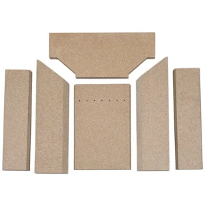 Jydepejsen Nord vermikulittsett inkl. røykfordelerplate – komplett innvendig foringssett til Nord ovn hos Peisbutikken.no