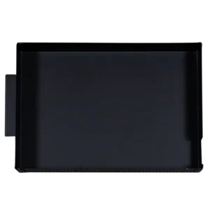 Jydepejsen Omega askeskuff – sort avtakbar askeskuff for enkel rengjøring hos Peisbutikken.no