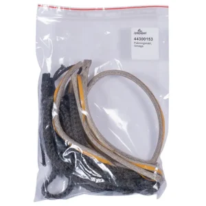 Jydepejsen Omega pakningssett til dør og glass – komplett tetningssett med tau og lim hos Peisbutikken.no