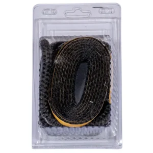 Jydepejsen pakningssett til dør og glass Ø10 mm – selvklebende tau pakning til ovn hos Peisbutikken.no