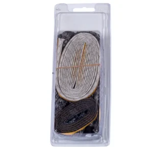 Jydepejsen pakningssett til dør og glass Ø14 mm – selvklebende tau pakning til ovn hos Peisbutikken.no