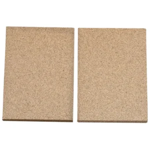 Jydepejsen vermikulitt bundplater – par originale nedre varmebestandige bunnplater til ovn hos Peisbutikken.no