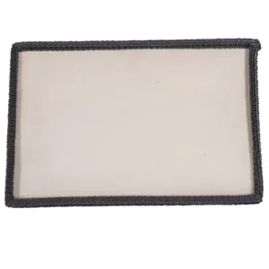 Jydepejsen Junior/Euro 1-2-6 frontglass reservedel – flatt herdet glass med pakning til ovnsdør hos Peisbutikken.no